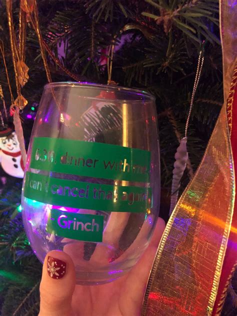 Mr Grinch Drink Glasses Etsy