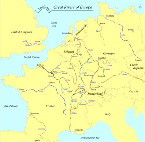 😊 Blank Free Labeled Map of Europe Rivers Map 😊 [PDF]