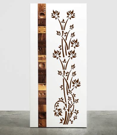 Flower Leaf Branch Door Design – Makerbhawan