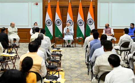 Modi Chairs St Meeting Of Cabinet After Expansion Rediff India News