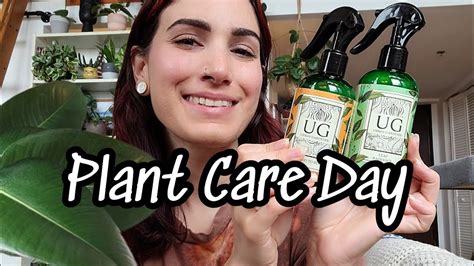 Day Of Plant Chores Repot And Try New Products With Me Watering The