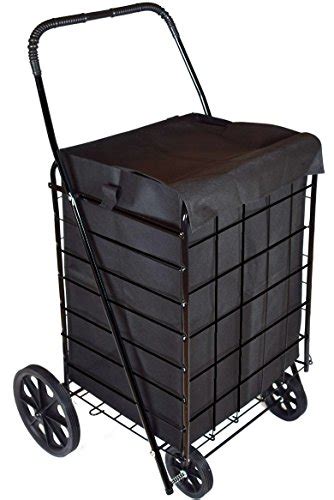 MOD Complete MDC77038 Portable Flat Folding Shopping Cart with Liner ...