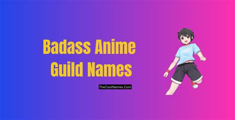 450+ Anime Guild Names For Groups, Squad, Clan [Unique List]