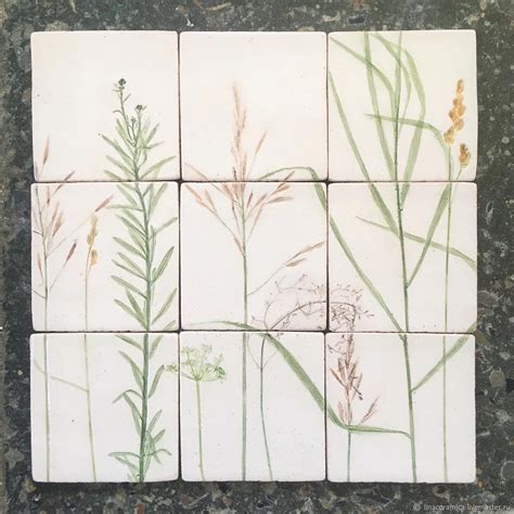 Плитка с травой - 15 фото