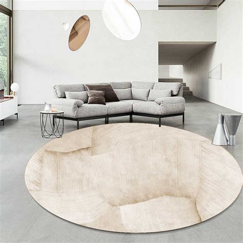 Round Rug Perfect for Kitchens, Dining Rooms - FunkTrunk