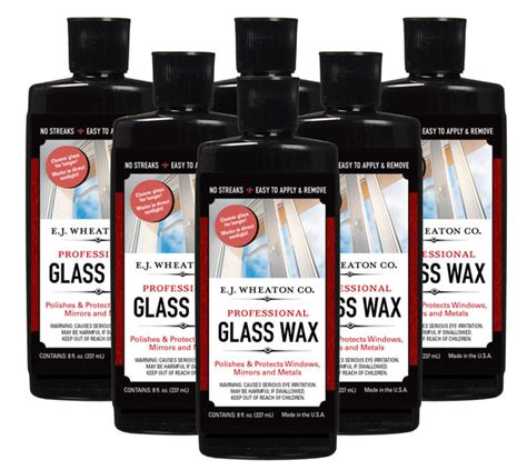 Glass Wax 6 Pack E J Wheaton Co