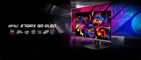 Msi Mpg Qrx Qd Oled Gaming Monitor Qd Oled K Hz Ms