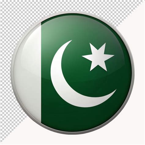 Premium PSD Pakistani Flag