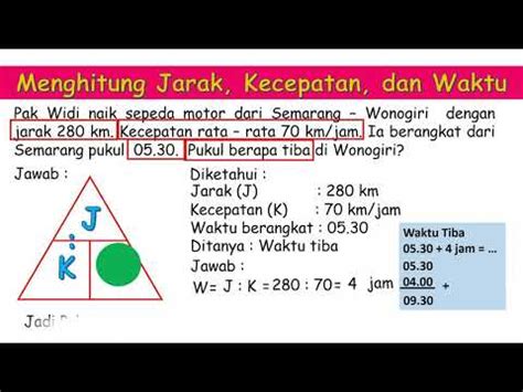 Contoh Soal Soal Matematika Kelas Sd Jarak Dan Kecepatan Hot Sex Picture