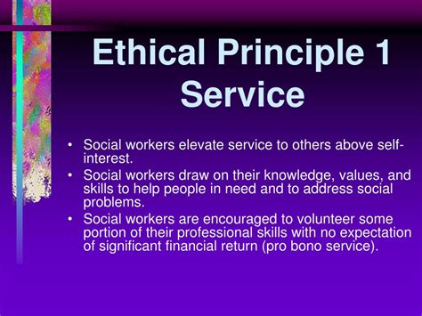 Ppt Code Of Ethics Of The National Association Of Social Workers