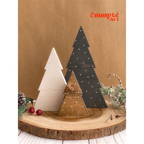 Kit Rvores Decorativas De Natal Em Pinus Pontinhos De Luz Po