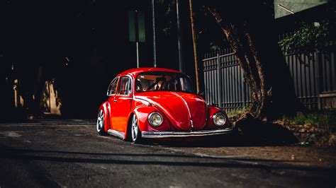 Red Volkswagen Beetle, car, red cars, Volkswagen HD wallpaper ...