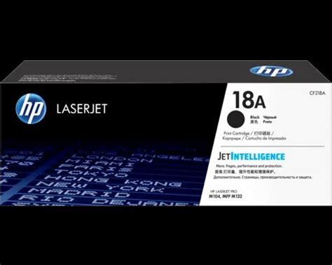 Hp 18a Black Laserjet Toner Cartridge Model Namenumber Cf218a At Rs