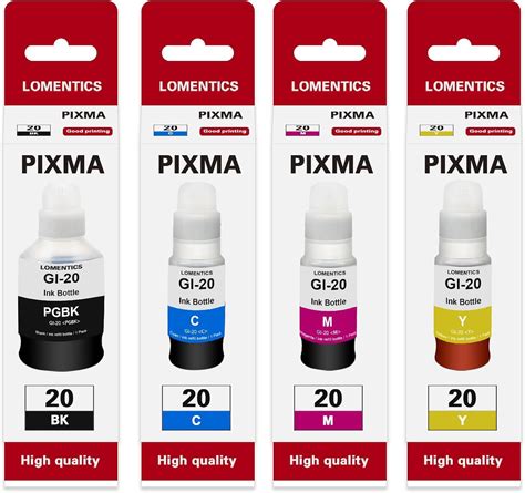 Canon Gi Ink Bottle Refill Pack B C M Y For Pixma G