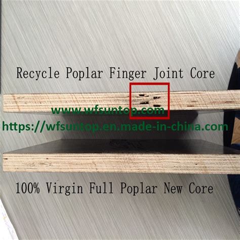 Finger Joint Core Film Faced Plywood China Plywood For Construction