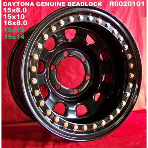 Jual Velg Besi Daytona Beadlock Black 15x10 Shopee Indonesia