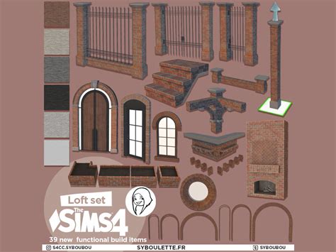 Loft Build Set The Sims Build Buy Curseforge