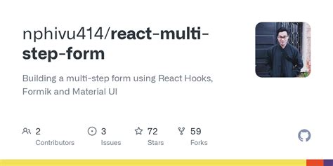 Github Nphivu React Multi Step Form Building A Multi Step Form