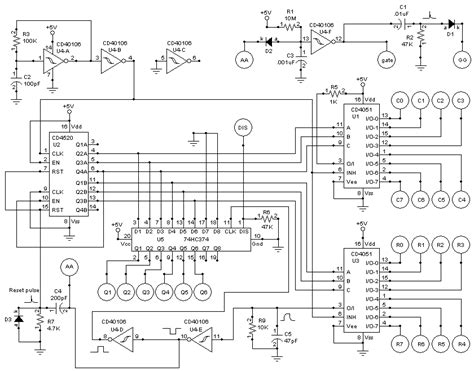 Mechanical Keyboard Circuit Diagram