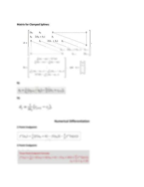 Solution Numerical Analysis Formulas Studypool