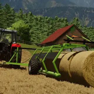 Remorque Balles Rondes V Fs Mod Farming Simulator Mod