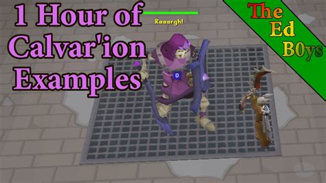 Osrs 1 Hour Of Calvarion Calvarion Example Kills Youtube