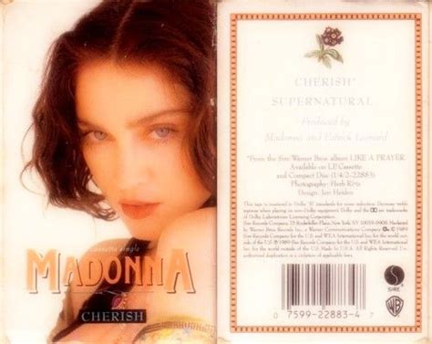 Madonna Cherish Single Released Aug 1 1989 Madonna Like A Prayer