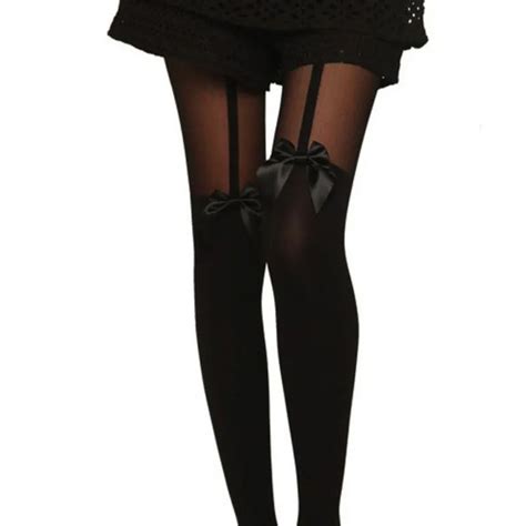 Hot Fashion Spring Summer Sexy Black Lace Silk Stockings Pantyhose