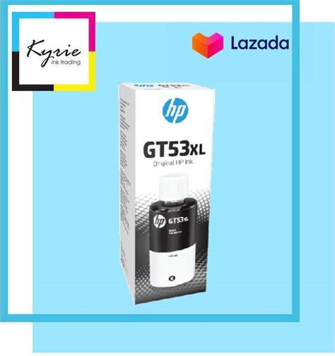 Hp Gt Xl Ml Black Original Ink Bottle Replacement Of Gt Xl