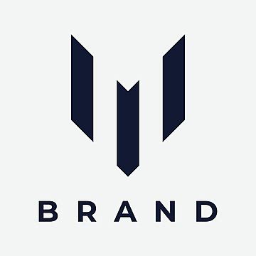 Minimalistic M Logo For Modern Luxury Brand Identity Vector Finance