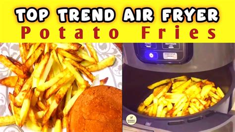 Healthy Air Fryer French Fries Recipe Oil Free Potato Fries 🍟 Youtube