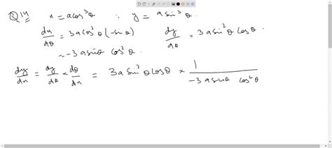 ⏩solved Find D Y D X And D 2 Y D X 2 If X A Cos 3 θ  Numerade