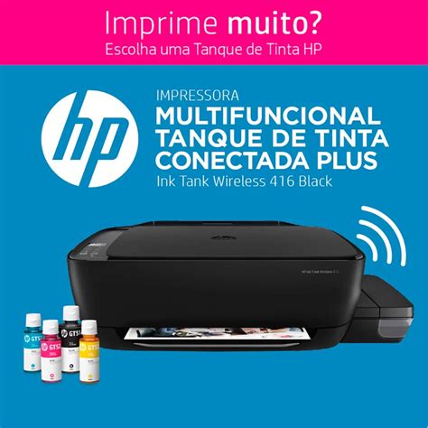 Impressora Multifuncional Tanque De Tinta Ink Tank Preta Z B A