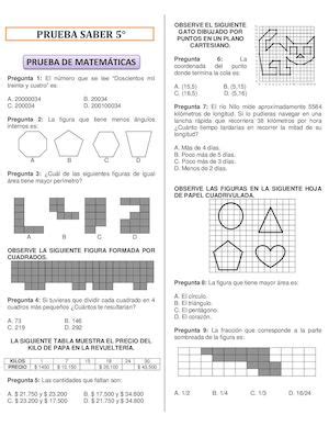 Calam O Simulacro Pruebas Saber Quinto