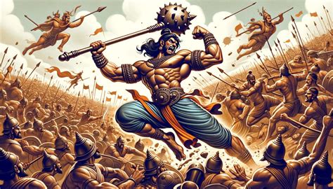 Bhima Hindu Epic Warrior Mythology Vault