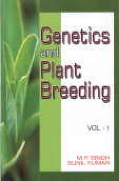 Genetics And Plant Breeding 2 Volume Set Nhbs Academic And Professional Books