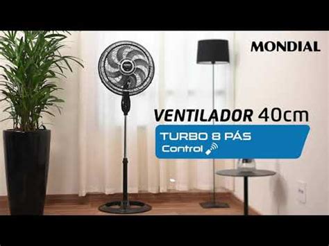 Ventilador De Coluna Turbo Mondial 40CM VTX 40C 8P CR YouTube