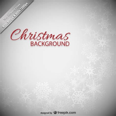 Free Vector | Christmas background with white snowflakes