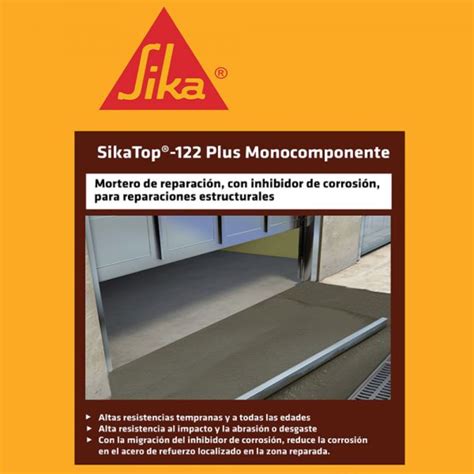 Sikatop 122 Plus Monocomponente 50 Kg Sanchez Gronski Recubrimientos