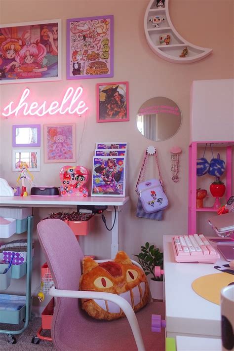 Colorful 90s Y2k Aesthetic Art Studio Room Makeover Small Bedroom