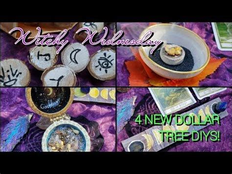 4 New Dollar Tree DIYs For Wiccan Crafts