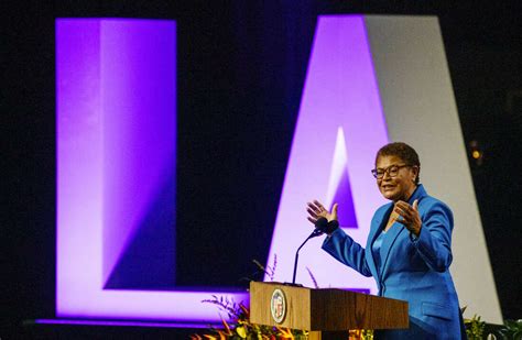 Karen Bass Sworn In As Los Angeles Mayor Amid Homelessness City