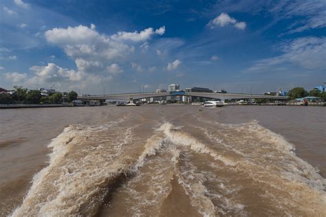 Chao Phraya River With Somdet Phra Pinklao Bridge In Bangk Flickr