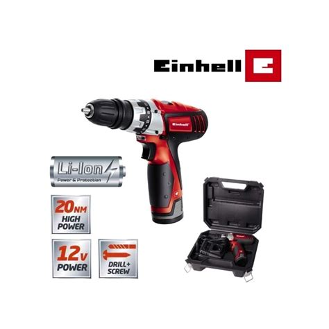 Trapano Avvitatore A Batteria Litio V Einhell Tc Cd Li