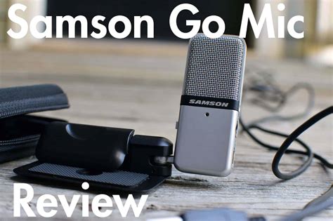 Samson Go Mic compact USB Microphone Review - Home Studio Basics