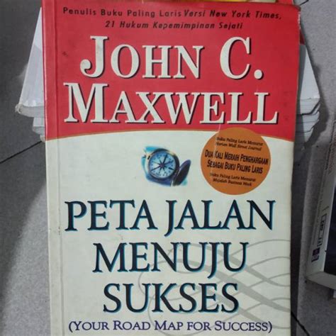 Jual Buku Original Peta Jalan Menuju Sukses Oleh John Maxwell