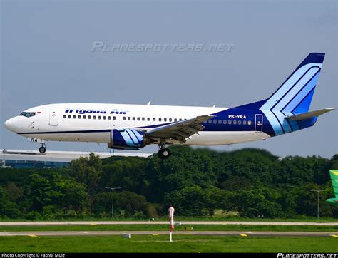 PK YRA Trigana Air Service Boeing 737 322 Photo By Fathul Muiz ID