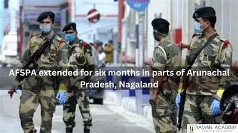 Afspa Extended For Six Months In Parts Of Arunachal Pradesh Nagaland