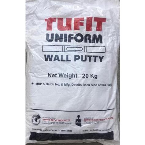 Tufit Uniform Wall Putty 20 Kg At 300 Pack In Bengaluru ID