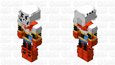 The Great Papyrus Undertale Minecraft Skin